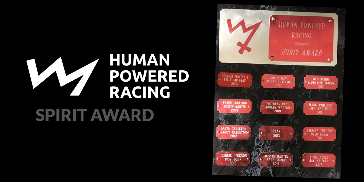 Human Powered Racing Spirit Award