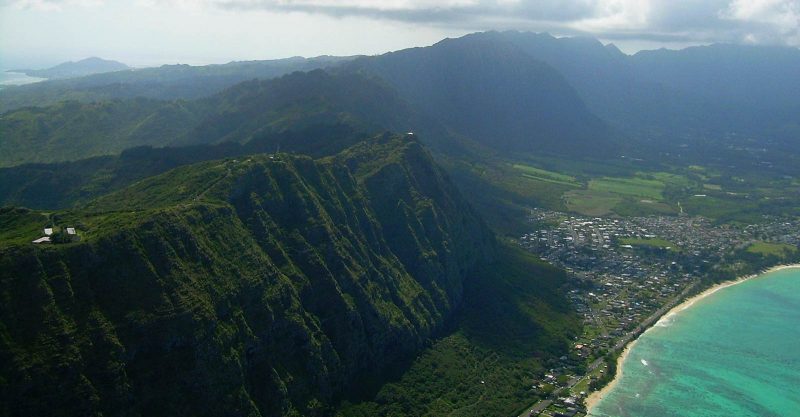 Ko'olau Range on Oahu.