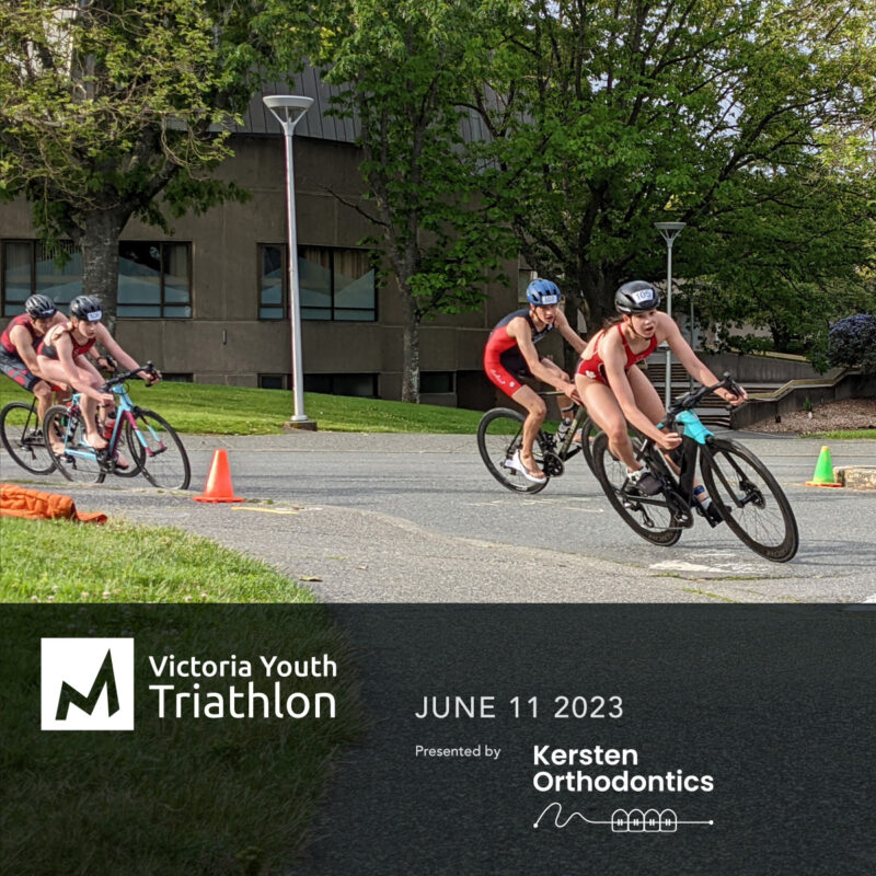 Victoria Youth Triathlon is on June 11, 2023, presented by Kersten Orthodontics, at the University of Victoria.