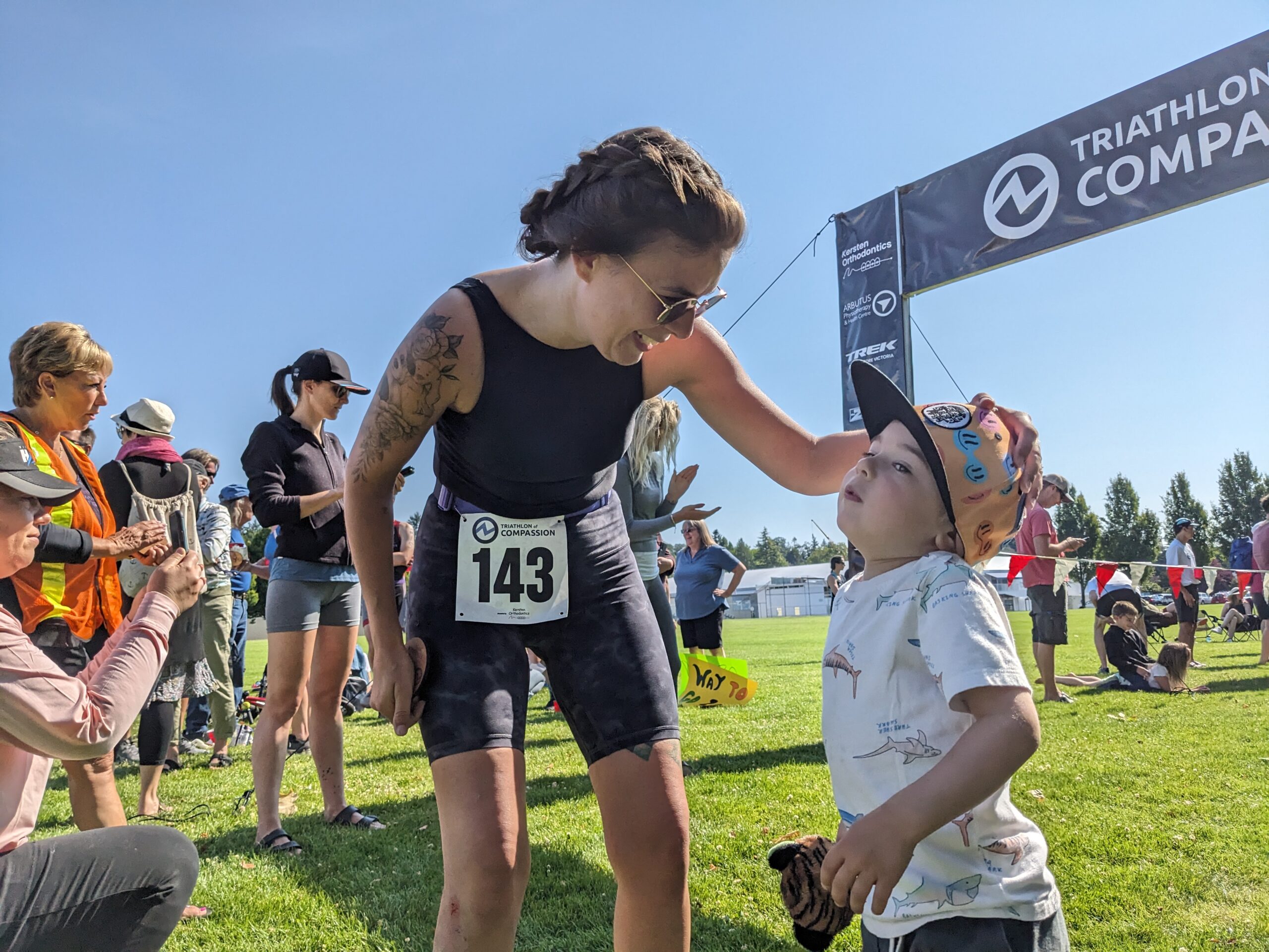 Race photos and community album, Triathlon of Compassion 2023