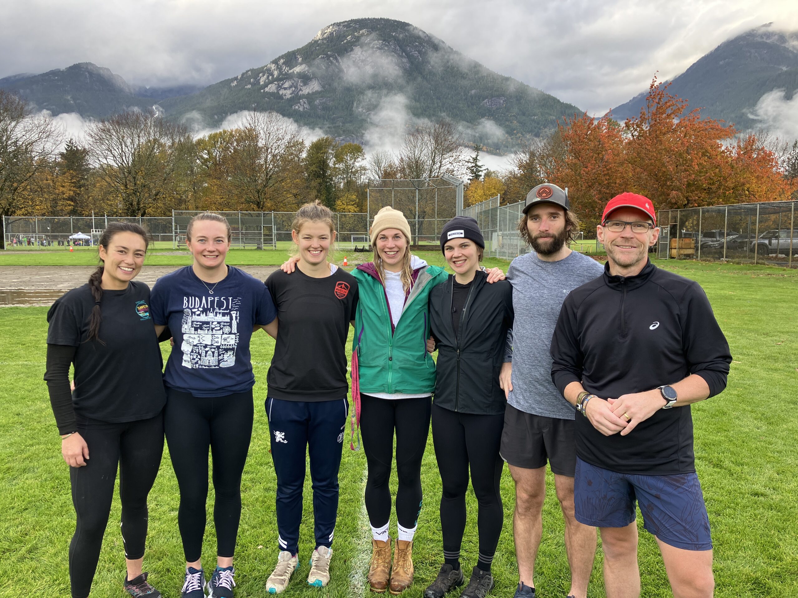 coaching course participants in Whistler