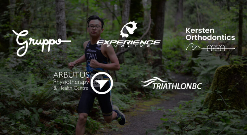 Cowichan Challenge 2025 sponsors include Gruppo, Arbutus, Experience cycle, Kersten Orthodontics, and Tri BC.